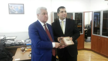 Misir Mədəniyyət Mərkəzinin müdiri Folklor İnstitutunda olub
