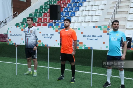 Heydər Əliyevin xatirəsinə həsr olunmuş minifutbol turnirinin açılış mərasimi keçirilib
