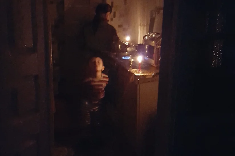 ​Güclü külək Salyan şəhərini və kəndləri işıqsız qoyub - FOTO
