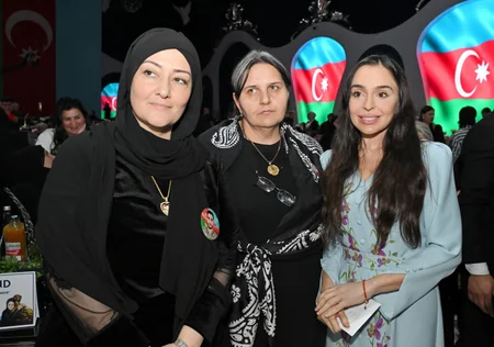 Leyla Aliyeva and Arzu Aliyeva attend Iftar ceremony with mothers of martyrs