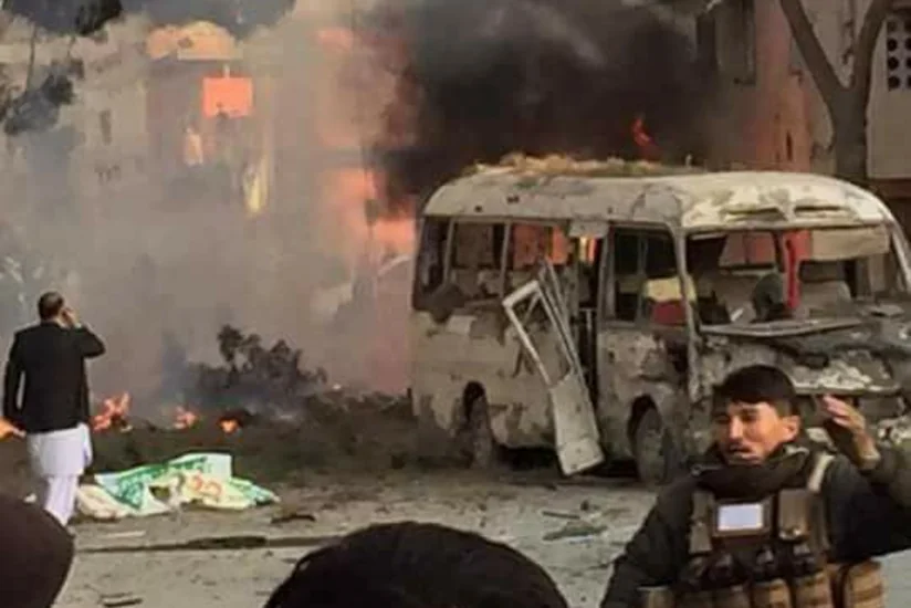 В Кабуле взорвался автобус, погибла женщина