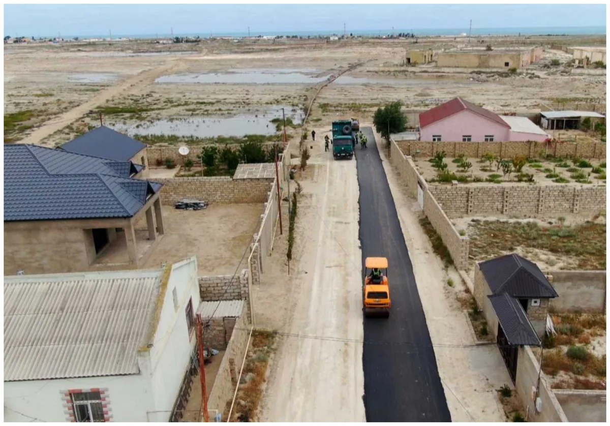 Pirallahıda 3 küçədə təmir işləri aparılır