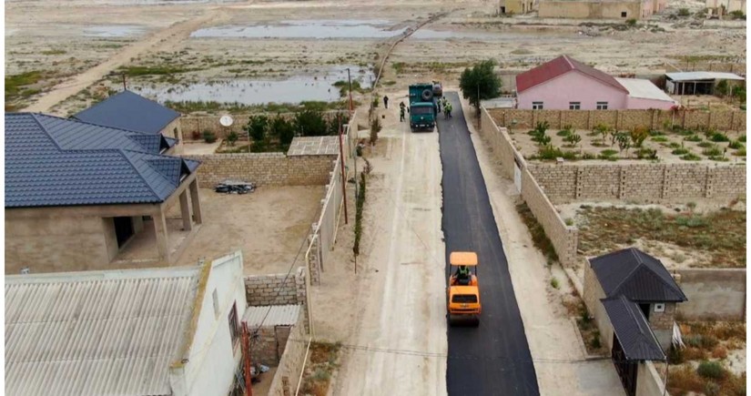 Pirallahıda 3 küçədə təmir işləri aparılır