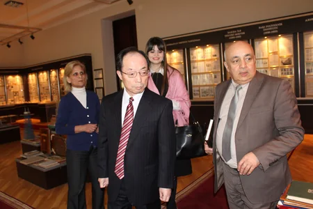 ​Yaponiya səfiri Azərbaycan Dövlət Neft və Sənaye Universitetini ziyarət edib