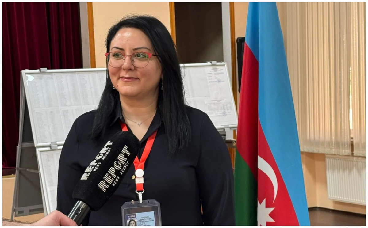 20 saylı Nərimanov ikinci seçki dairəsinin məntəqə sədri: Seçici fəallığı yüksəkdir