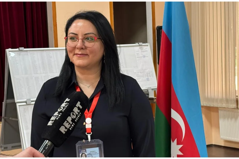 20 saylı Nərimanov ikinci seçki dairəsinin məntəqə sədri: Seçici fəallığı yüksəkdir