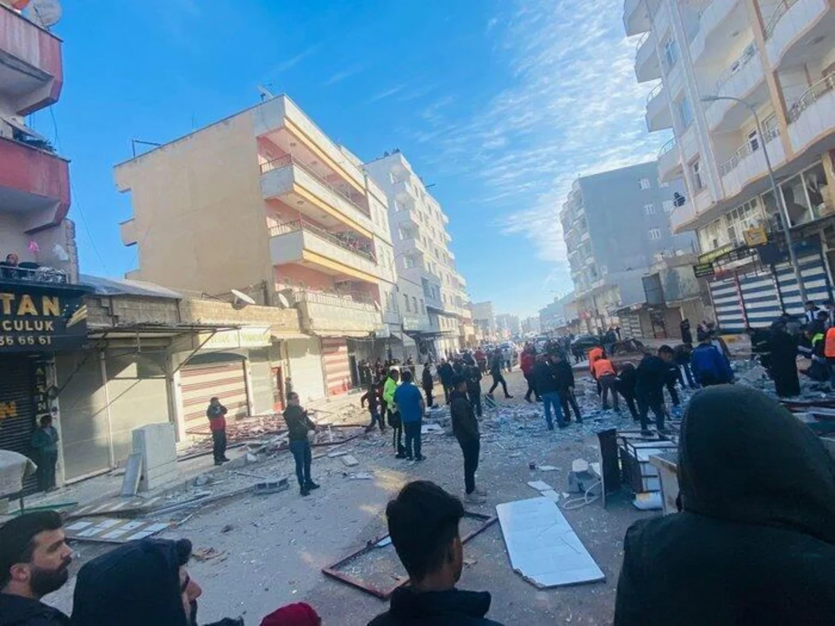 5 people injured in gas explosion in Türkiye's Sanliurfa