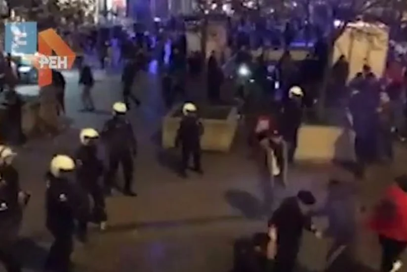 Марокканцы устроили беспорядки в Брюсселе, празднуя выход сборной на ЧМ-2018 - ВИДЕО