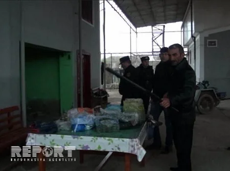 Neftçala sakini külli miqdarda narkotik maddə ilə saxlanılıb - FOTO