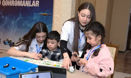 Şəhid övladları üçün “Texno Qəhrəmanlar” master-klası keçirilib