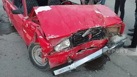 Kürdəmirdə zəncirvari qəza baş verib, xəsarət alanlar var