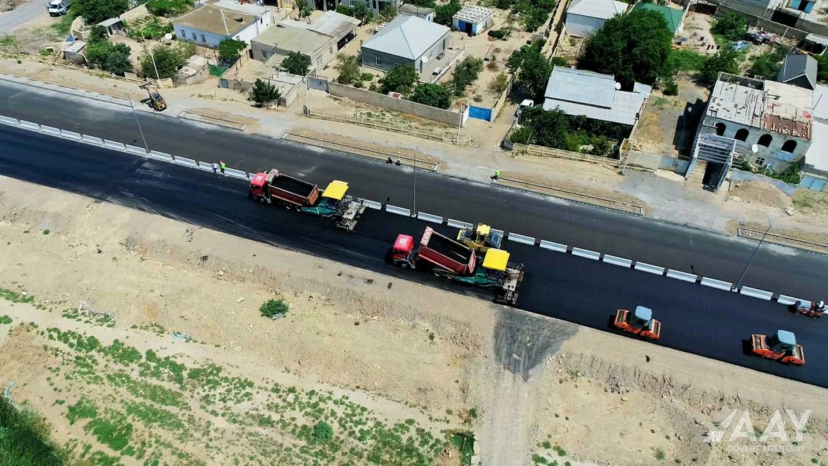 Tağıyev-Sumqayıt avtomobil yolunun genişləndirilməsi yekunlaşır