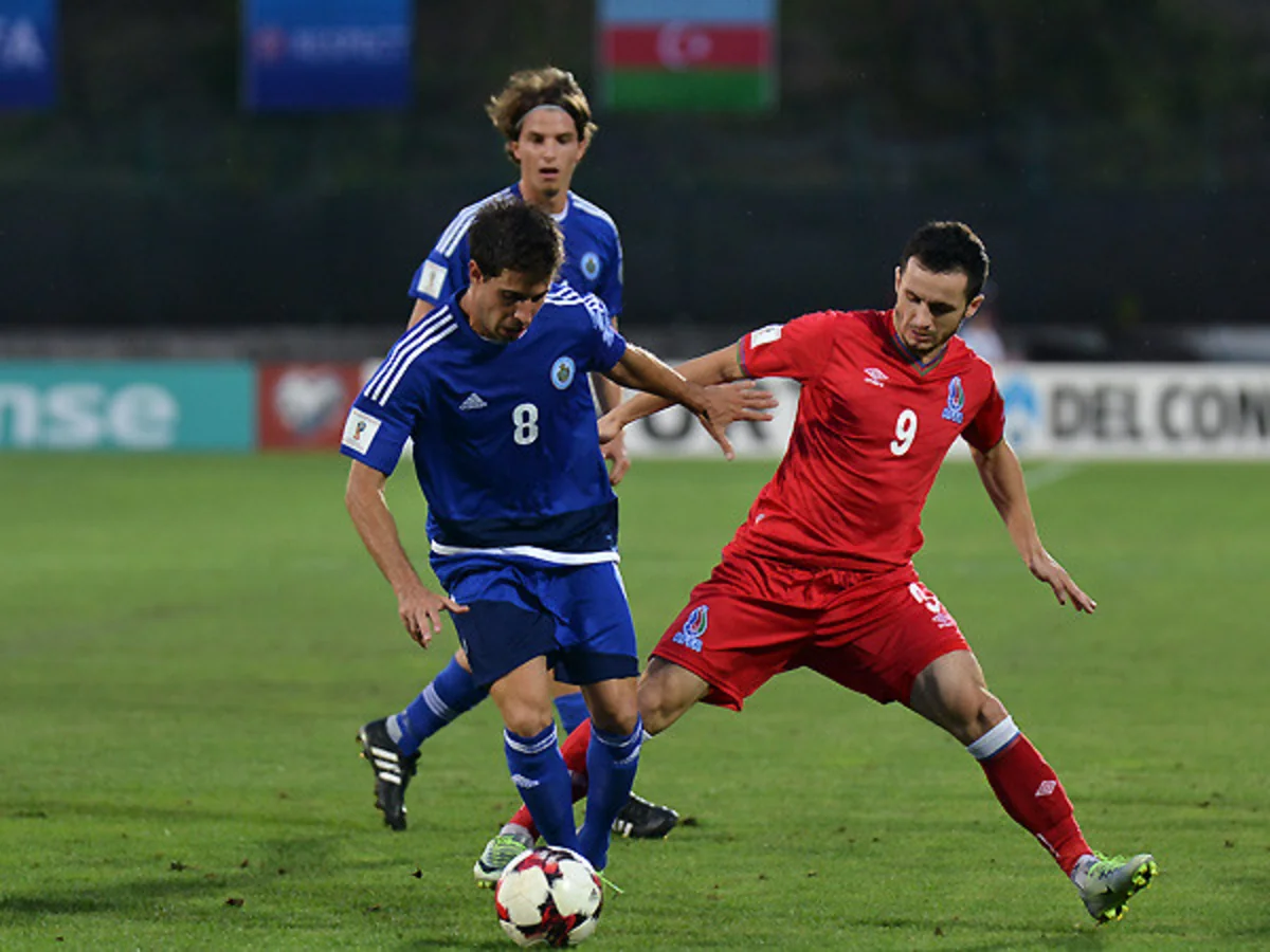 Azerbaijani national football team today plays against San Marino