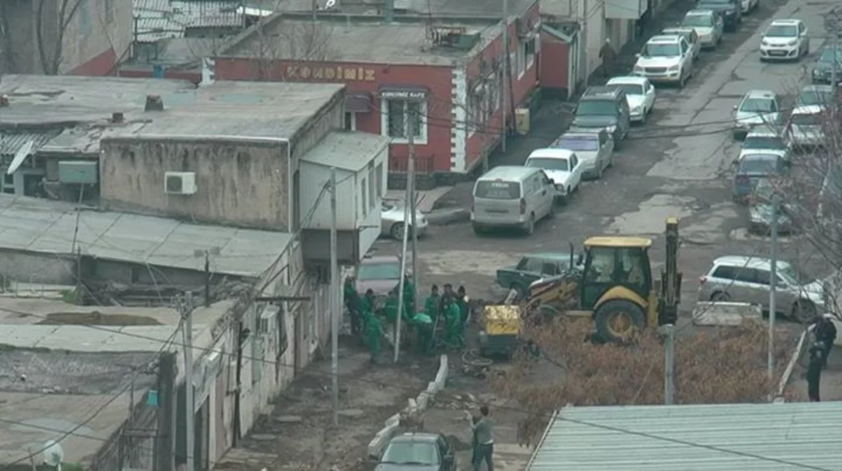 Bakının mərkəzində daha bir yol bağlanıb