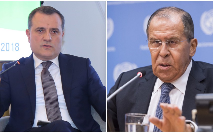 Ceyhun Bayramovla Sergey Lavrov arasında telefon danışığı olub