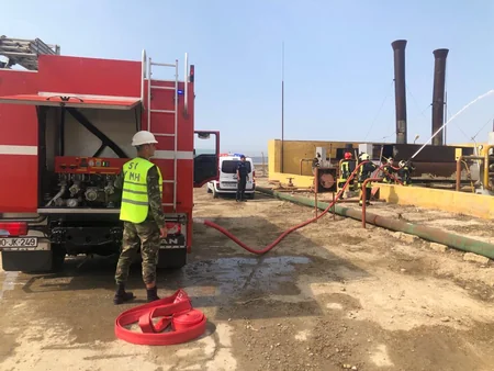 FHN SOCAR-ın “Abşeronneft” NQÇİ-də mülki müdafiə məşqi keçirib