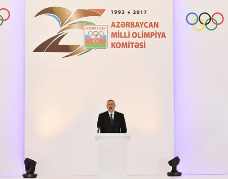 İlham Əliyev və Mehriban Əliyevaya Avropa Olimpiya Komitələrinin xüsusi mükafatları təqdim edilib - YENİLƏNİB
