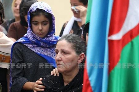 Vətən müharibəsi şəhidinin xatirəsinə tikilən bulağın açılışı olub