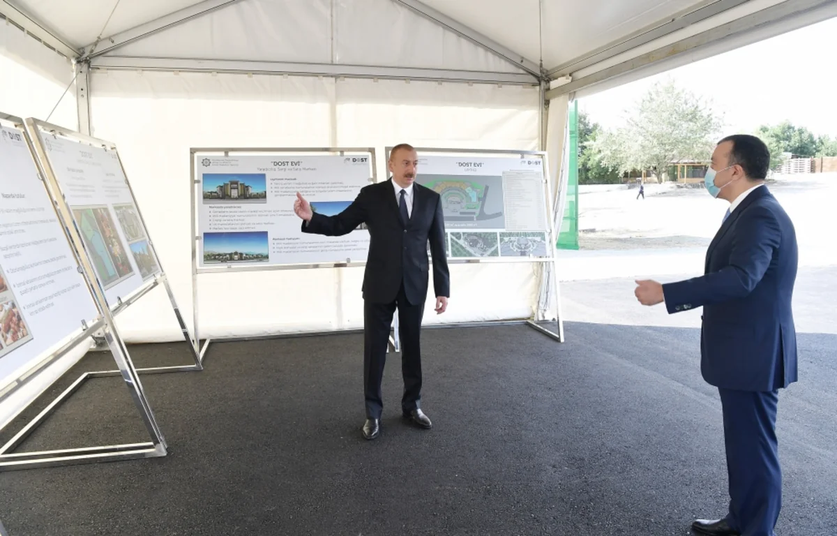İsmayıllıda “DOST Evi” Yaradıcılıq, Sərgi və Satış Mərkəzinin təməlqoyma mərasimi keçirilib
