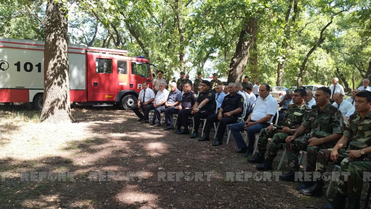 Bərdədə yanğın təhlükəsizliyi ilə bağlı tədbir keçirilib