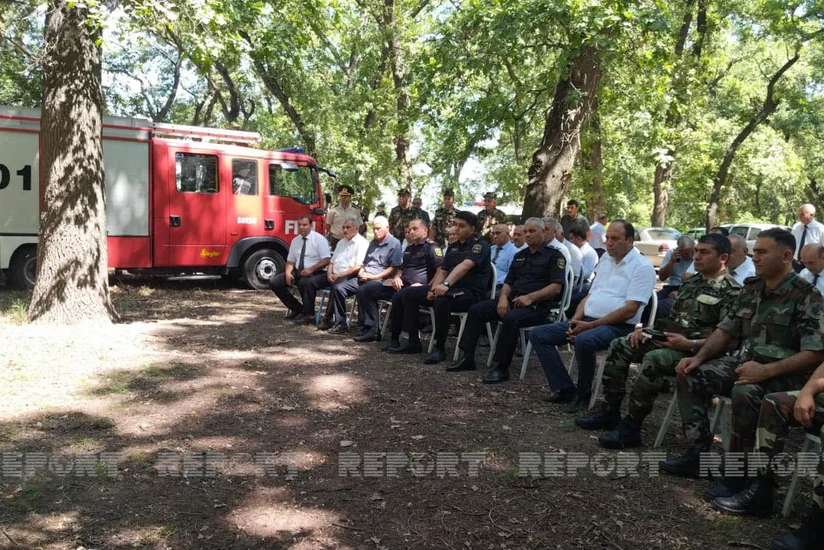 Bərdədə yanğın təhlükəsizliyi ilə bağlı tədbir keçirilib