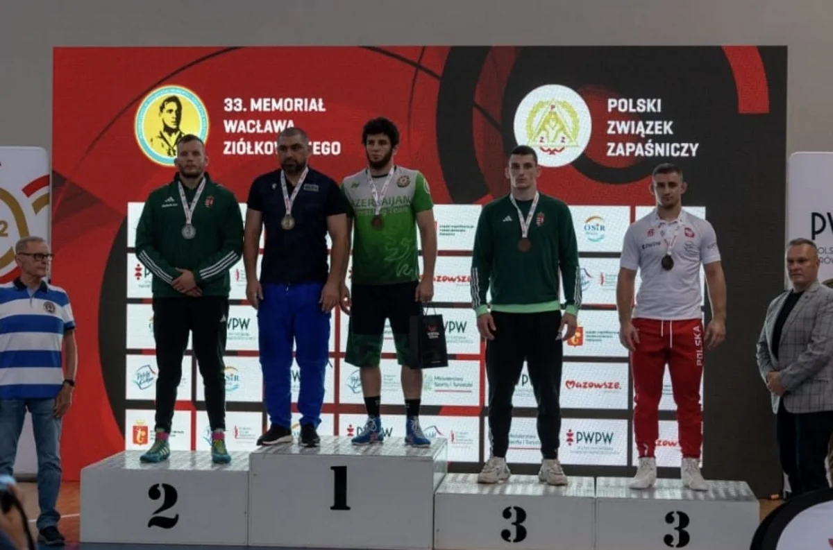 Azərbaycan güləşçiləri Polşada keçirilən beynəlxalq turnirdə 3 medal qazanıb