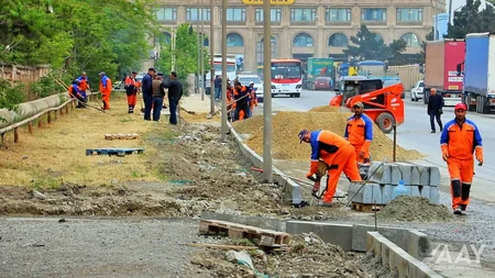 Bakıda iki böyük prospekti əlaqələndirən küçənin əsaslı təmiri başlayıb