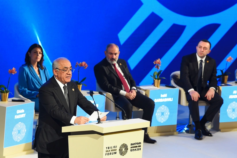 Əli Əsədov Tbilisidə konfransda Nikol Paşinyana cavab verib