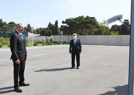 Ilham Aliyev inaugurates newly renovated “8th km” substation
