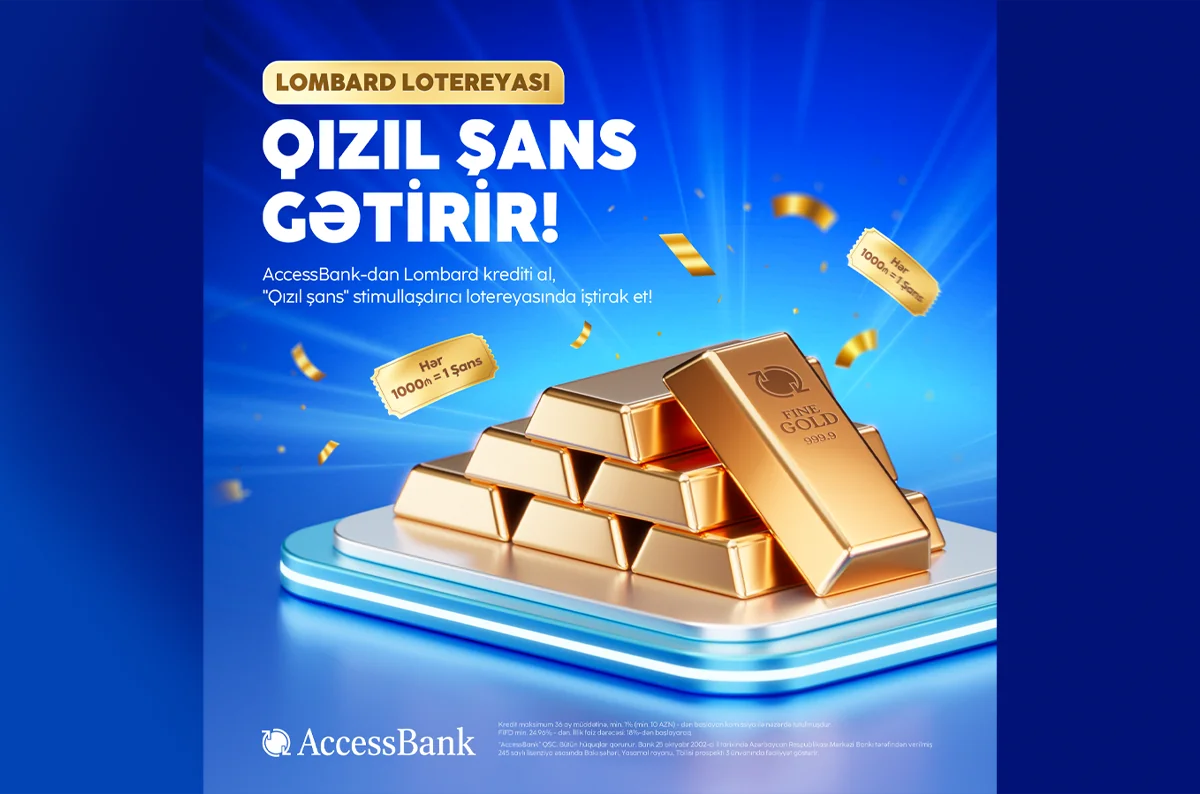 AccessBankdan bir ilk: “Qızıl Şans” lotereya kampaniyasına start verildi!
