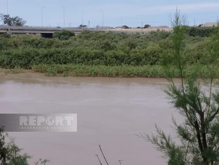 В Куре поднялся уровень воды