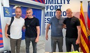 Qurban Qurbanov “Barselona”nın düşərgəsində Hans-Diter Fliklə görüşüb