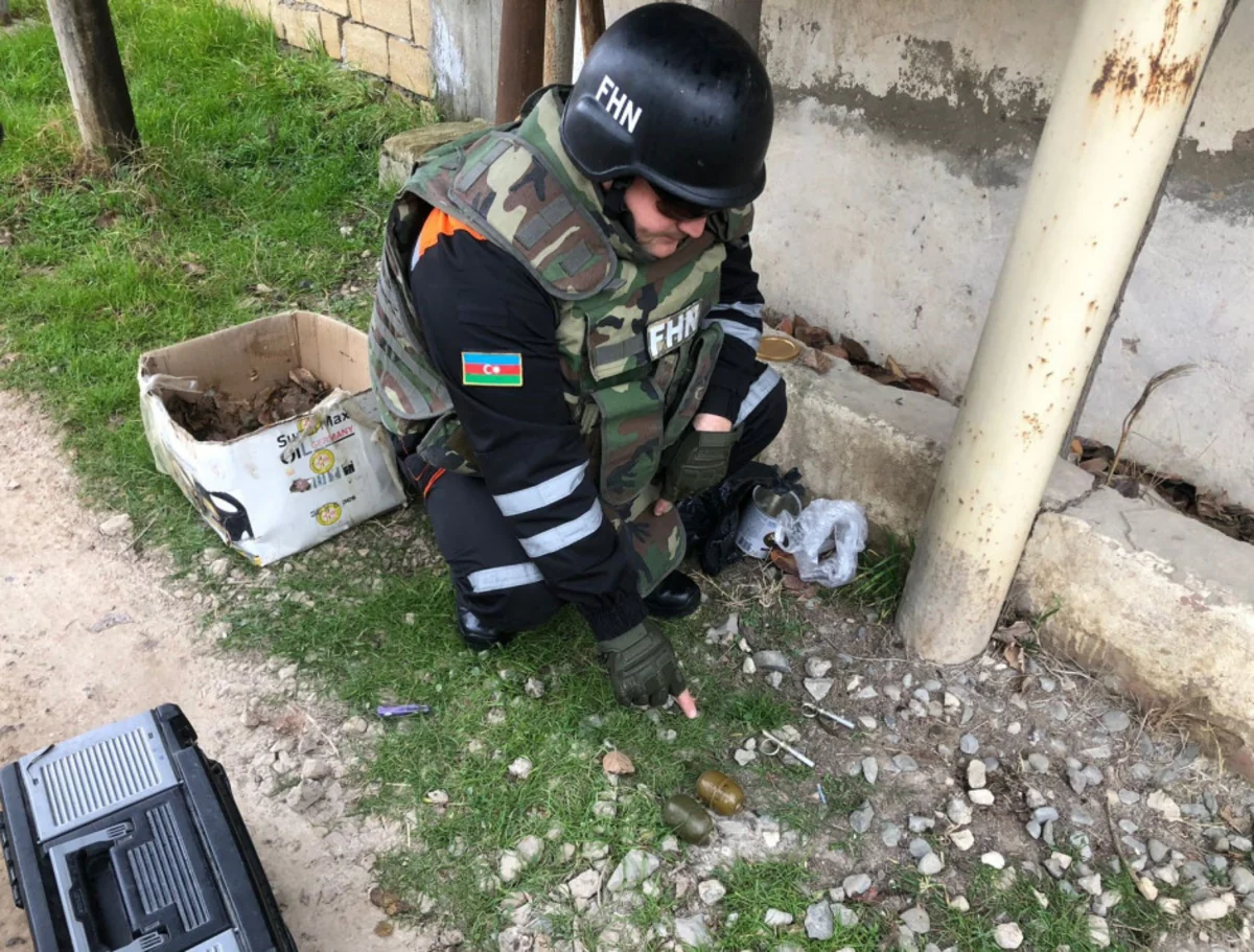 Biləcəridə əl qumbarası aşkarlanıb