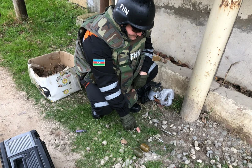 Biləcəridə əl qumbarası aşkarlanıb
