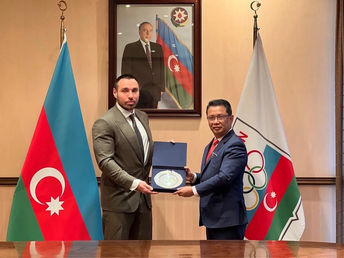 Azər Əliyev Malayziya Olimpiya Şurasının prezidenti ilə görüşüb