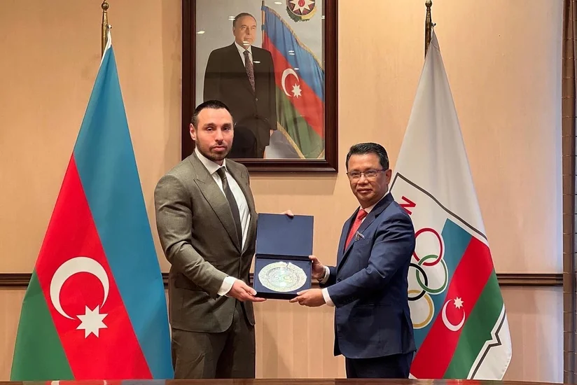 Azər Əliyev Malayziya Olimpiya Şurasının prezidenti ilə görüşüb