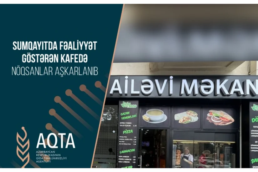 Sumqayıtda kafedə nöqsanlar aşkarlanıb