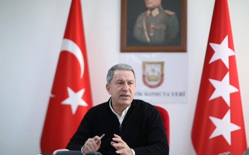 Hulusi Akar: Azərbaycanda özümüzü həqiqətən Vətənimizdə hiss edirik