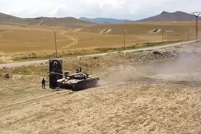 Azərbaycan Ordusunun hərbi hissəsində təlim toplanış keçirilib