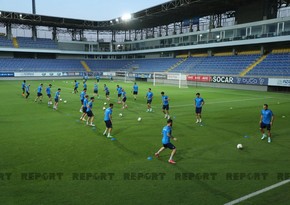 Dinamo klubu Bakcell Arenada son məşqinə çıxdı