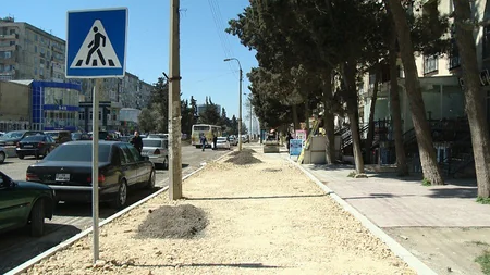 Xətai rayonunda daha bir küçə təmir edilir
