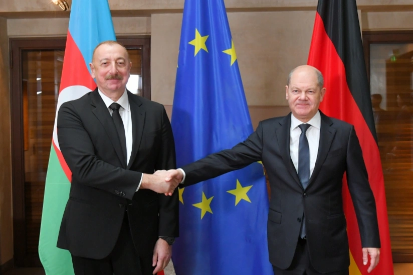 В Мюнхене состоялась встреча президента Азербайджана с канцлером Германии