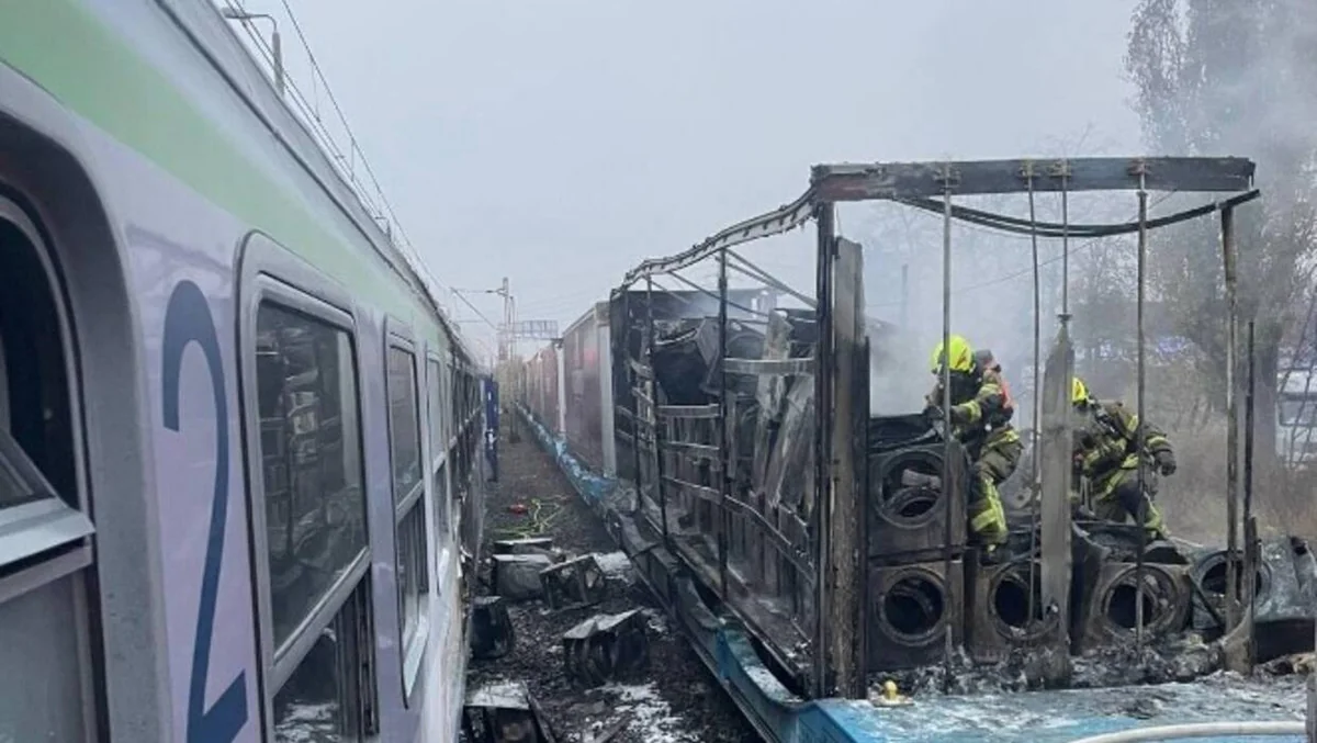 На западе Польше загорелись два поезда, эвакуированы около 1 тыс. человек