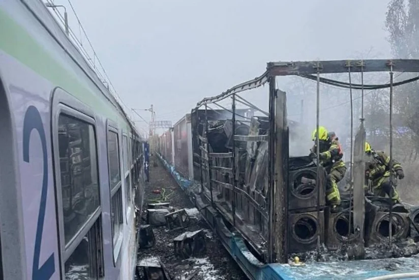 На западе Польше загорелись два поезда, эвакуированы около 1 тыс. человек