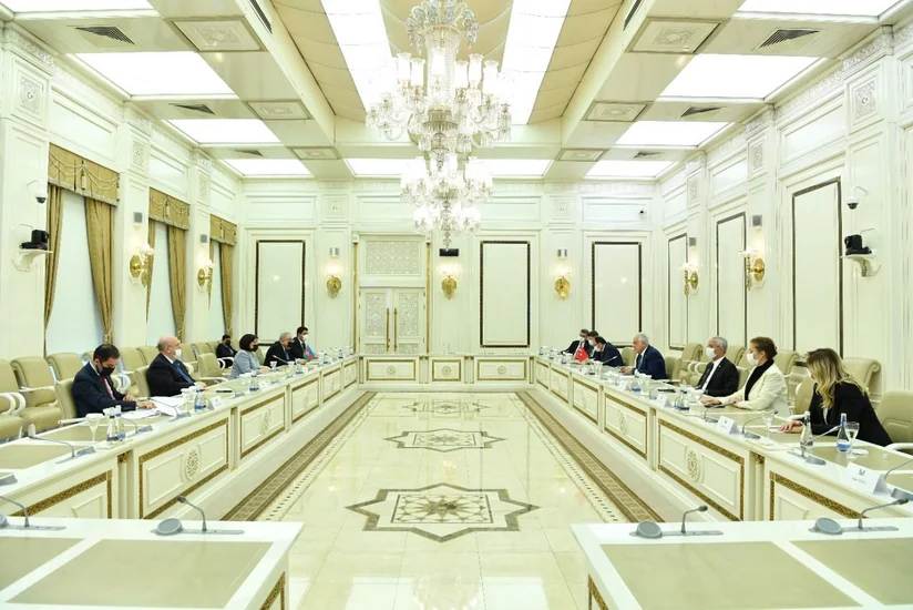 Sahibə Qafarova TBMM-in Azərbaycanla dostluq qrupunun üzvləri ilə görüşüb