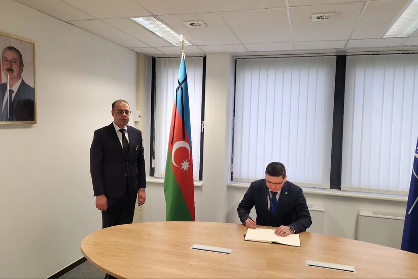 Azərbaycanın NATO-dakı Nümayəndəliyində xatirə kitabı açılıb