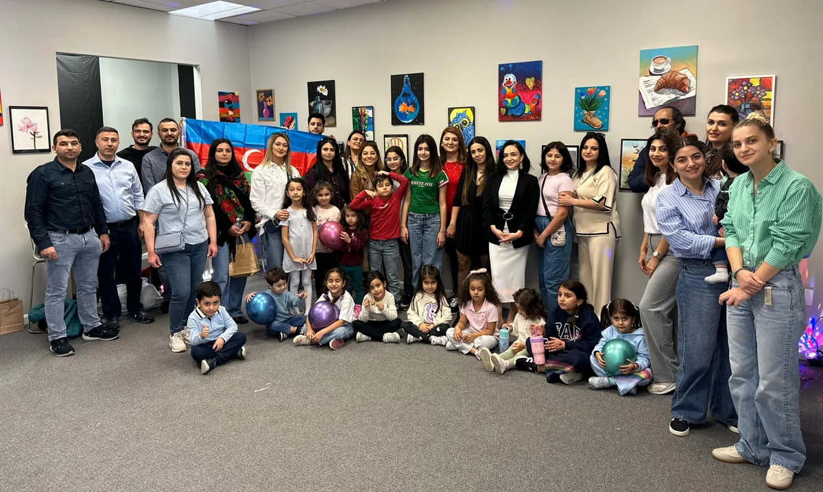 Virciniyada ABŞ-də yaşayan azərbaycanlı uşaqların rəsm sərgisi keçirilib