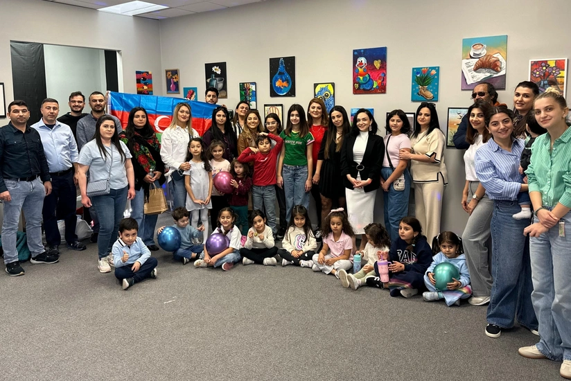 Virciniyada ABŞ-də yaşayan azərbaycanlı uşaqların rəsm sərgisi keçirilib