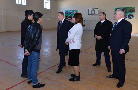Təhsil naziri Salyan məktəbində olub, bir sıra nöqsanlarla bağlı tapşırıqlarını verib