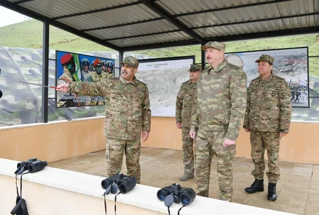 Prezident İlham Əliyev N saylı hərbi hissədə olub - FOTO - VİDEO - YENİLƏNİB-3